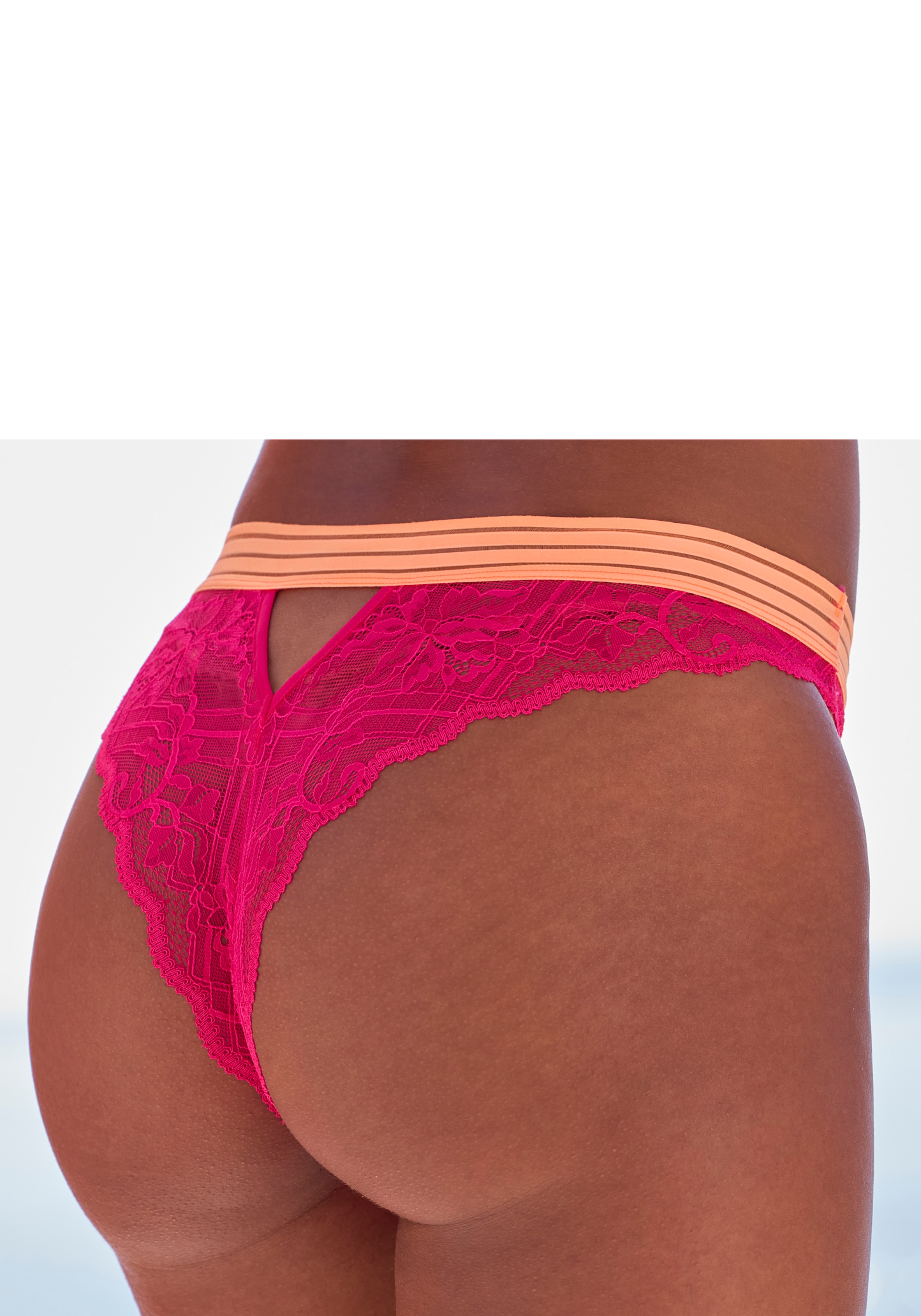 Vivance Tanga , aus elastischer Spitze mit modischen Kontrastfarben