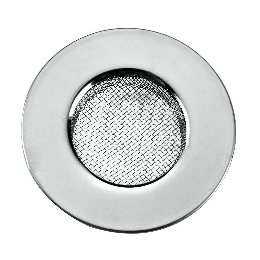 Filtre d'évier tamis fin inox D 7.5cm