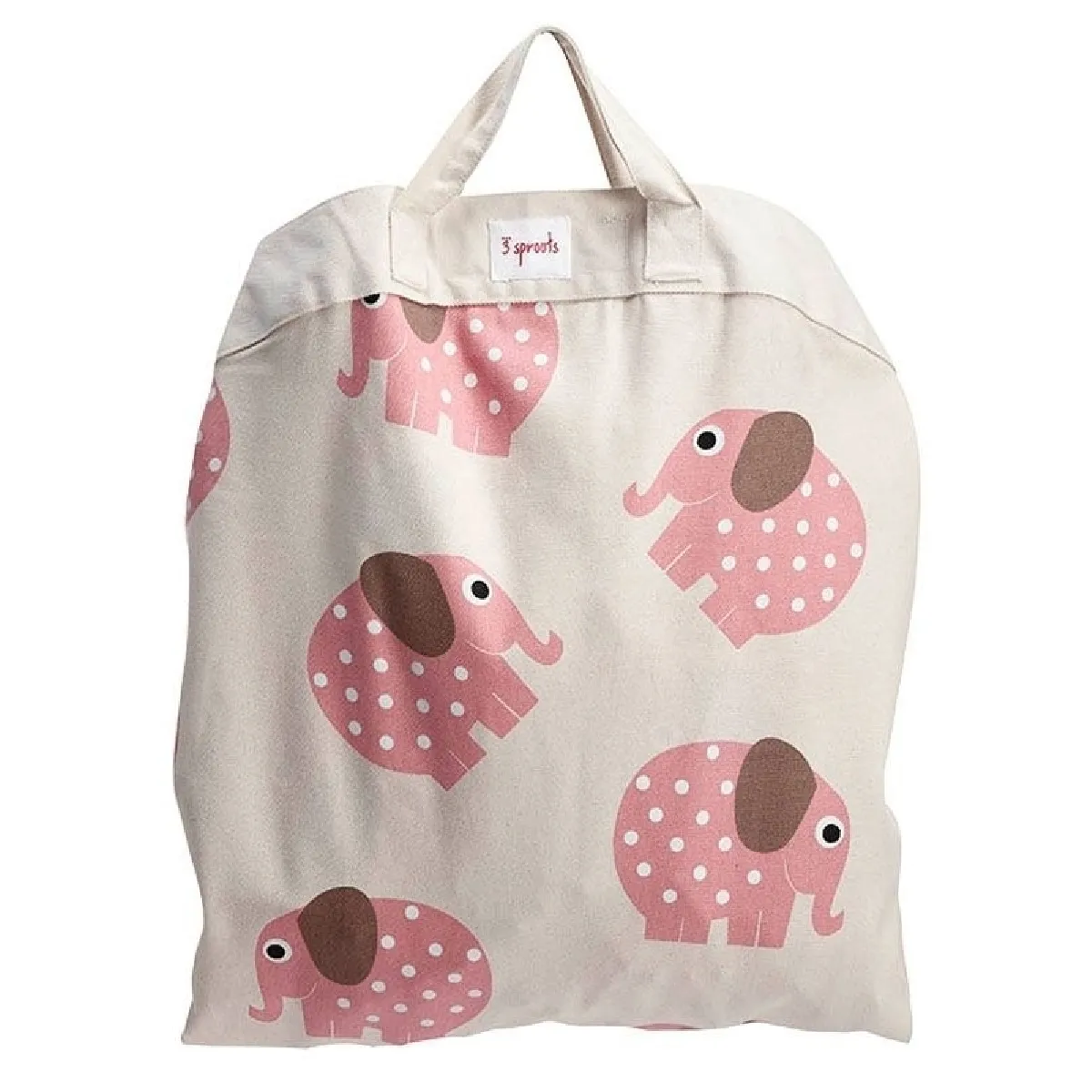 3 Sprouts Tapis de jeu éléphant rose