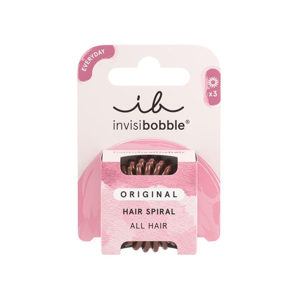 Invisibobble Original Pretzel Brown3 stuks