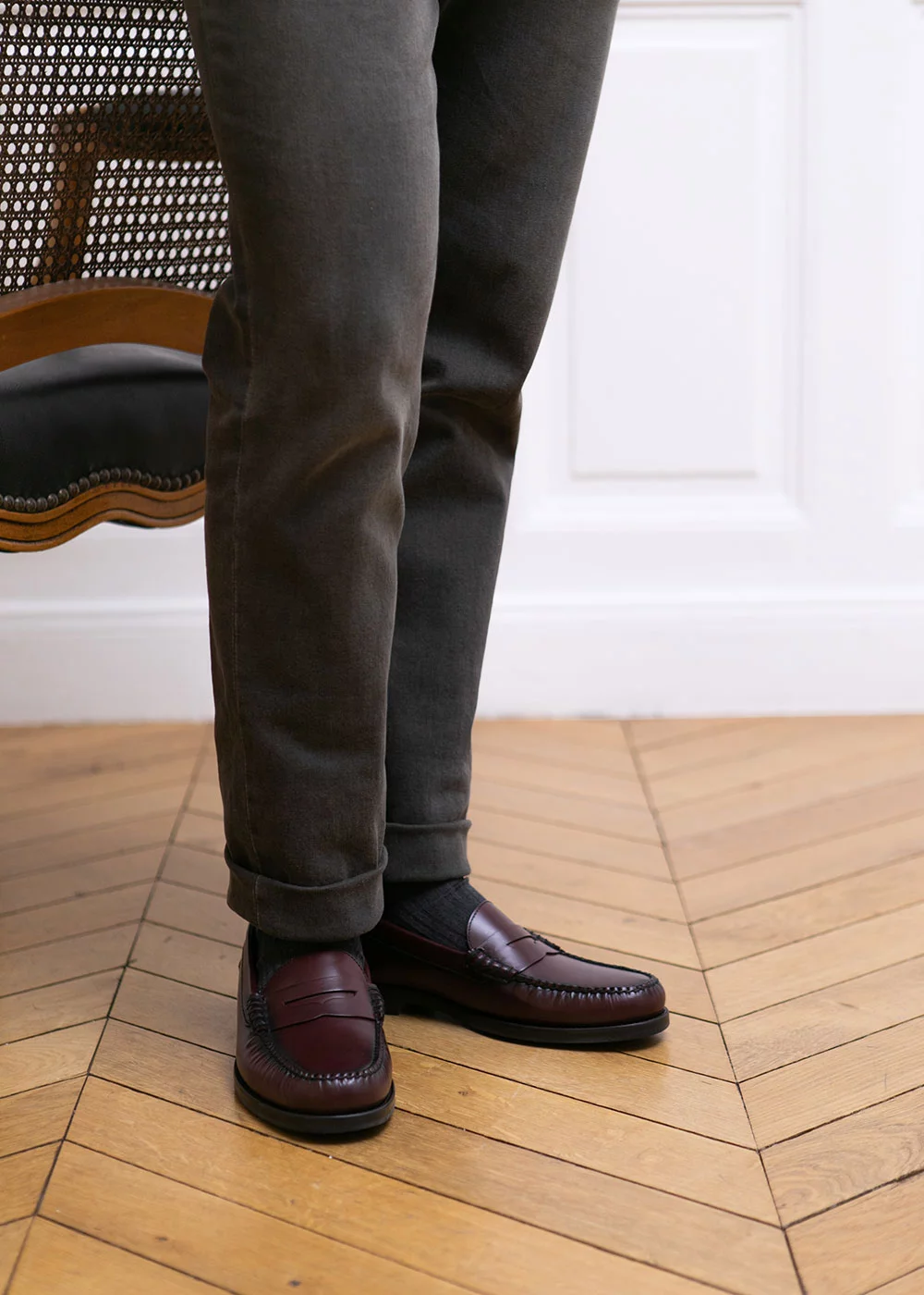 U MOC II CUIR NEW BORDEAUX