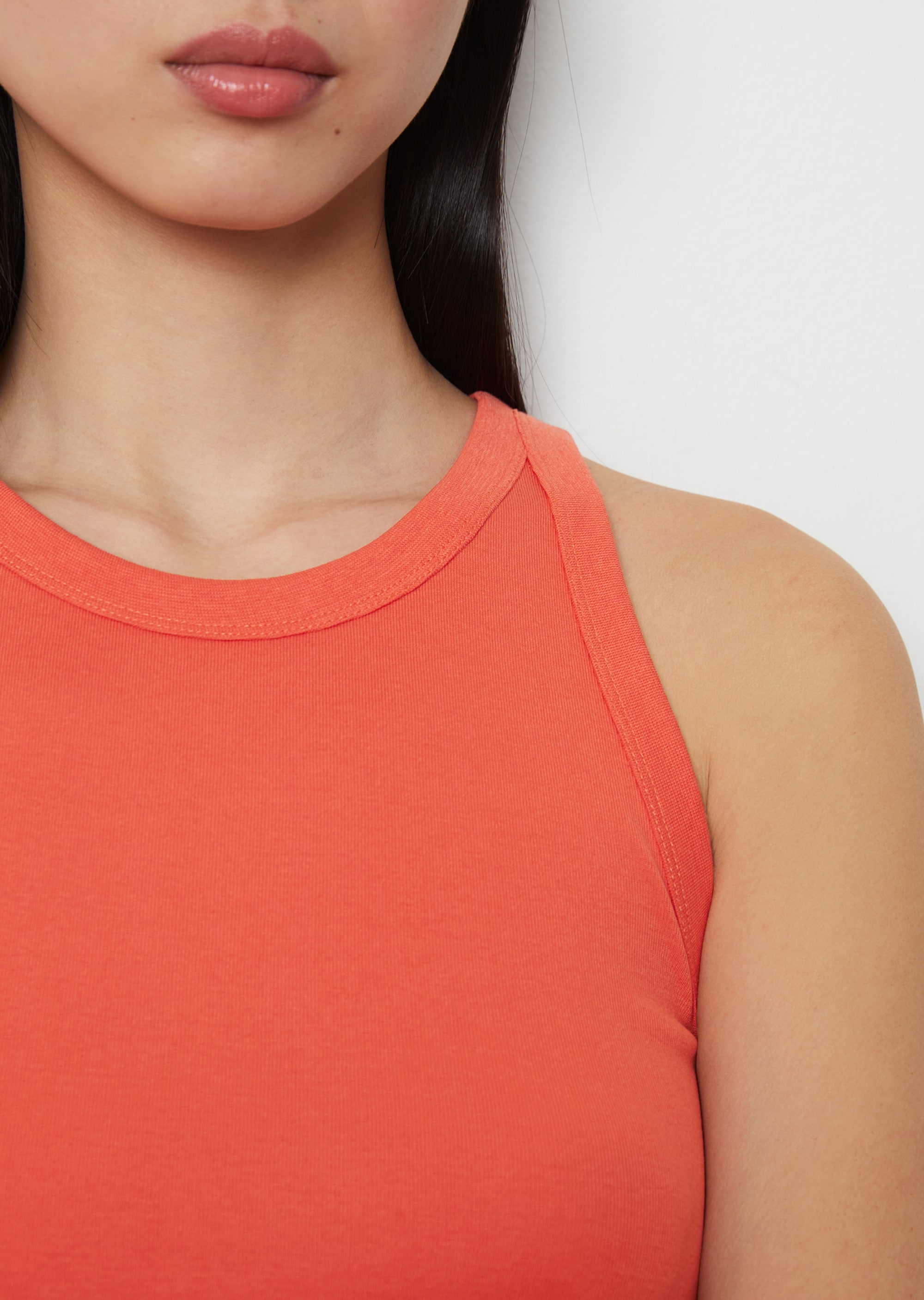 Tanktop regular aus Organic-Cotton-Rib-Jersey