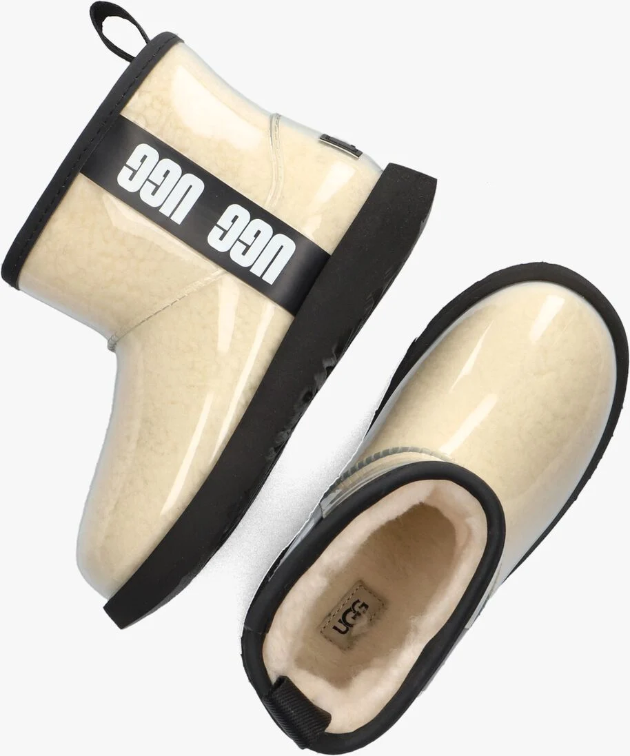 UGG beige ugg regenlaarzen classic clear mini ii