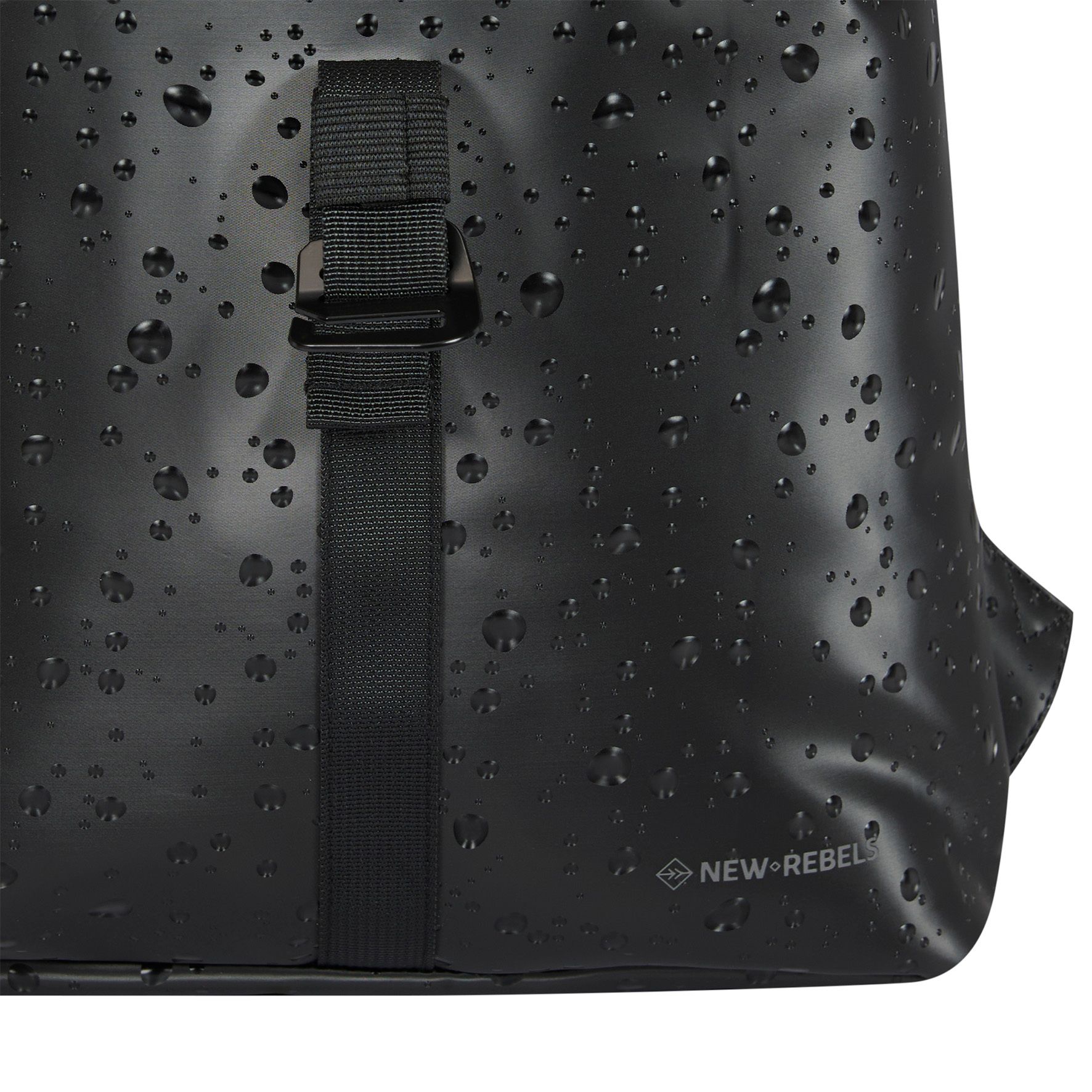 New Rebels Droplets Los Angeles Rolltop Backpack Mini Black