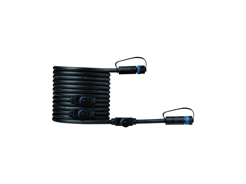 Paulmann Verlängerungskabel Plug & Shine IP68, 5m, Schwarz Verbindungskabel