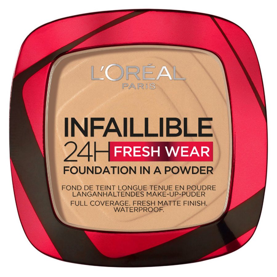 L'Oréal Paris Infaillible 24H Fresh Wear Foundation In A Powder 200 Golden Sand 9g