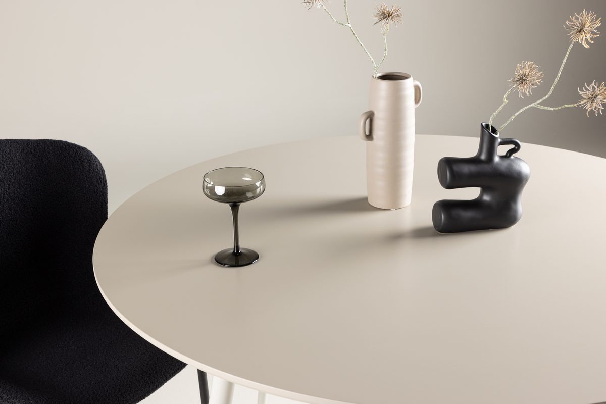 Eettafel Vemb Ø120 cm Beige