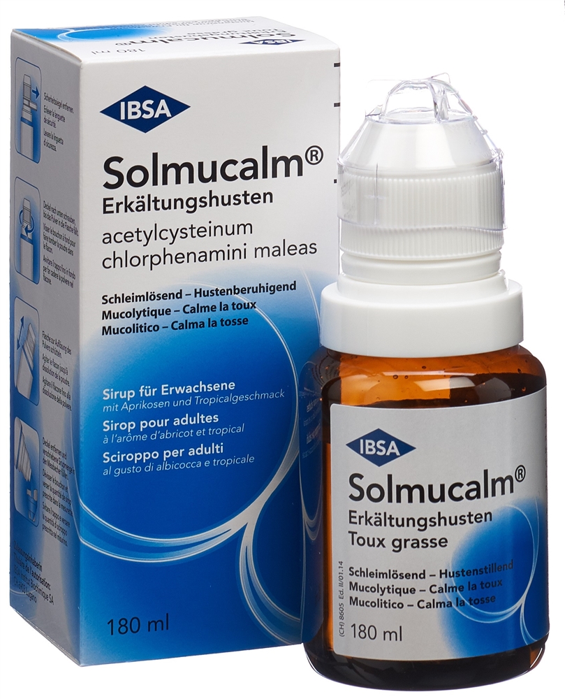 SOLMUCALM Erkältungshusten Sirup Erw Fl 180 ml