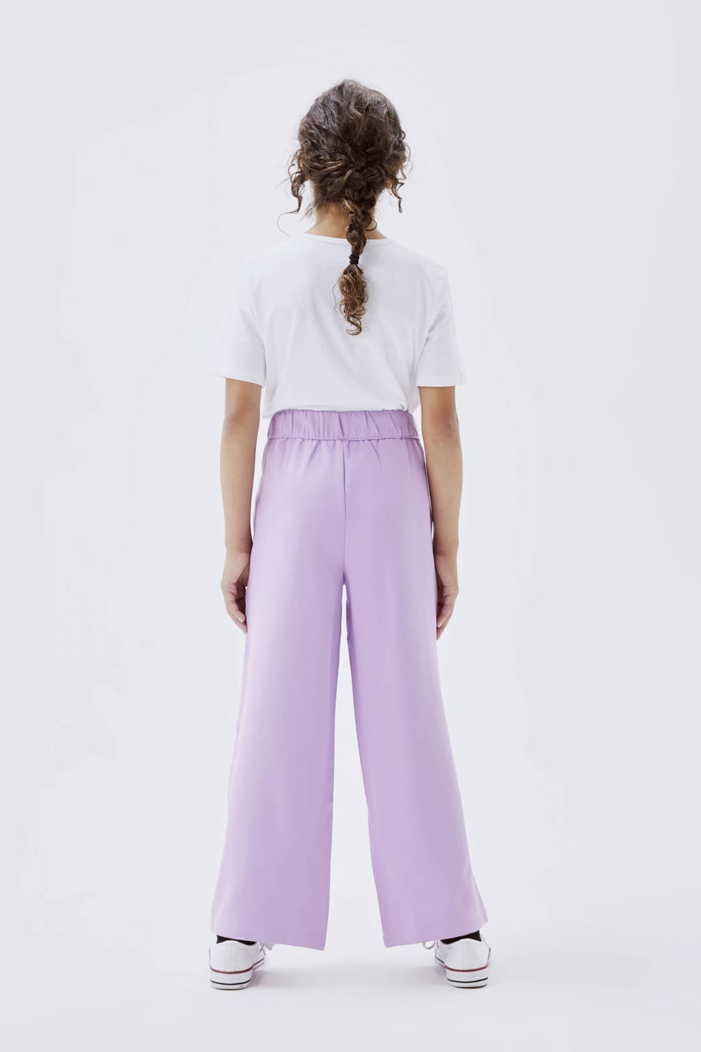 NAME IT wide leg broek NKFSUSIE lila