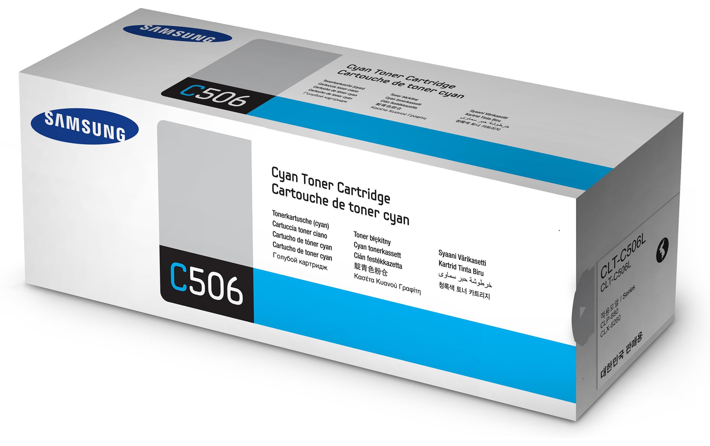 Toner CLT-C506L / SU038A Cyan<br>Toner, Cyan