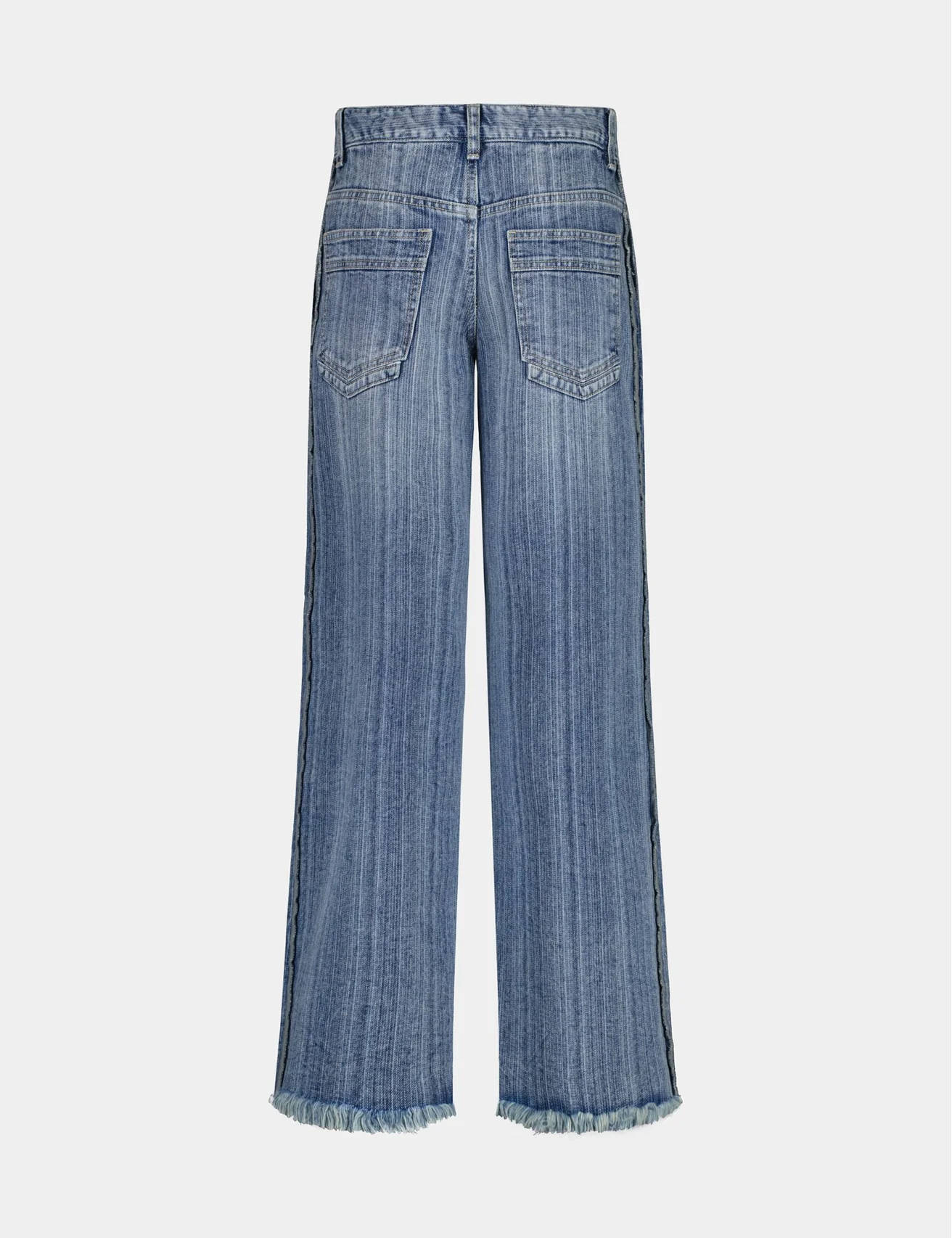 Jean Wide Leg taille basse bleu jean