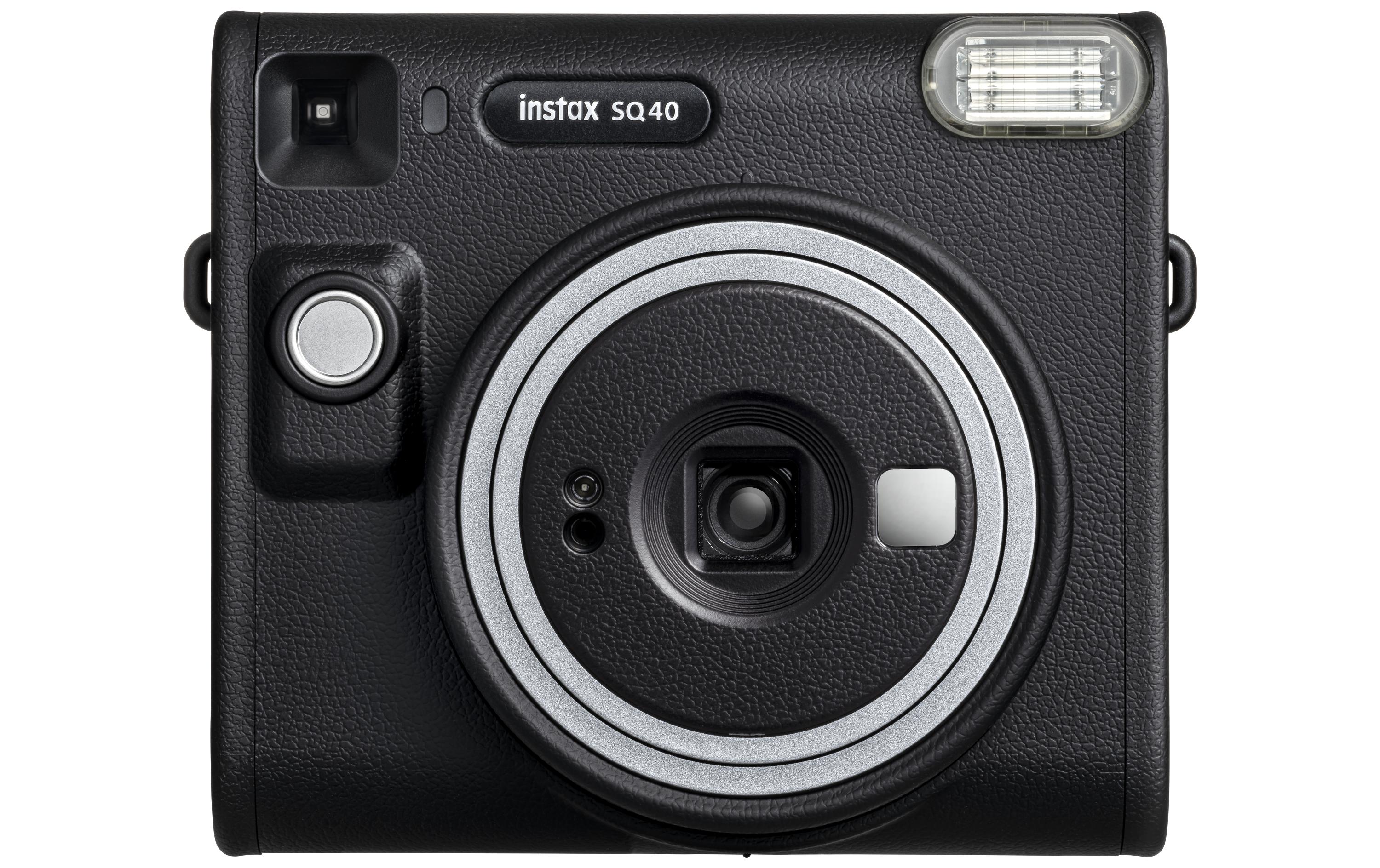 Fotokamera Instax Square SQ40 Schwarz<br>Erfassen Sie Ihr wahres Ich – Must-Have Kamera mit Nostalgie-Feeling