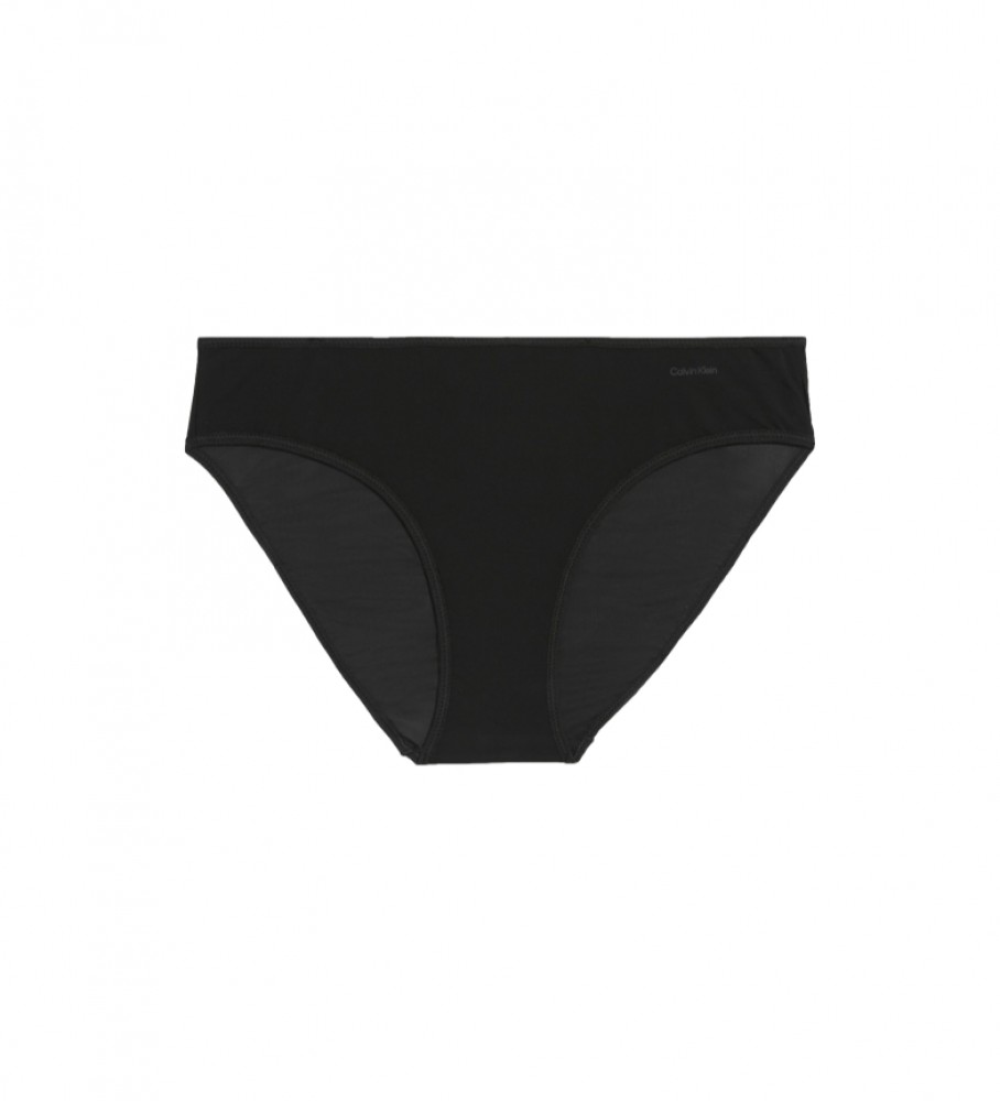 Calcinha Calvin Klein Classic Sheer Marquisette, preta