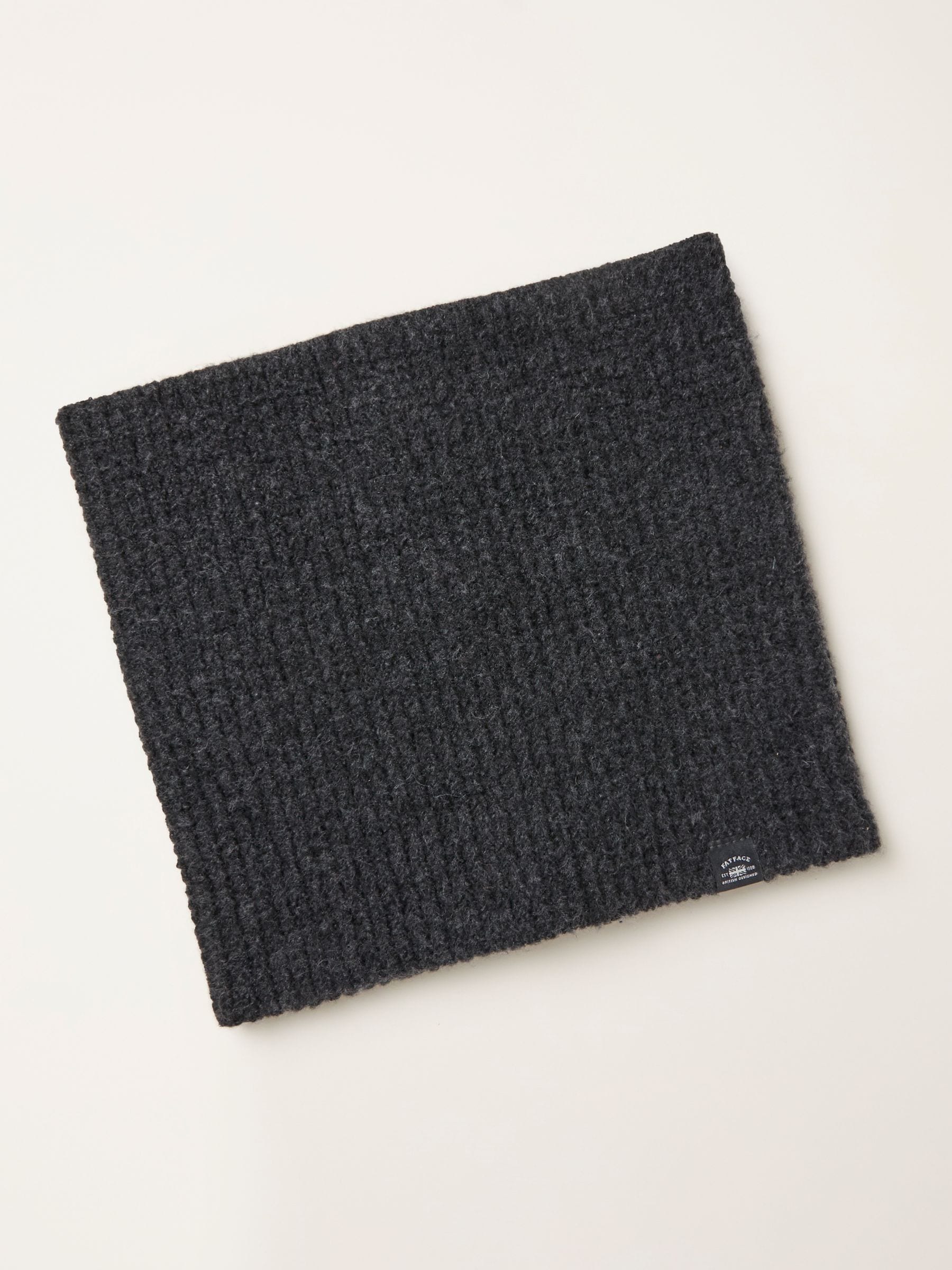 Antraciet - FatFace Waffle Neckwarmer