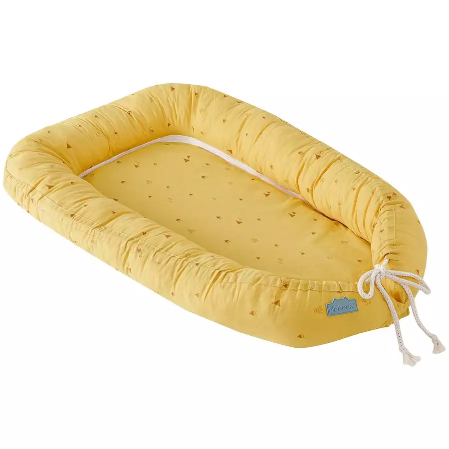 hibboux® Matratze Coccoon Baby Bed - Camper Yellow Multicolor