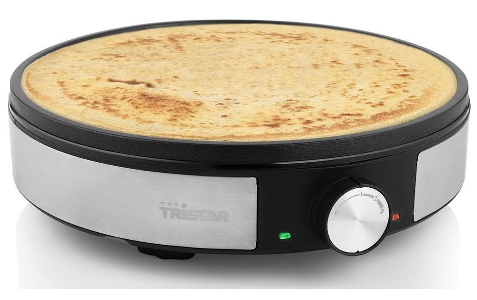 Crêpe Maker BP-2638 1200 W, Schwarz/SilberKüchengerät zur Herstellung von Crêpes oder Pfannkuchen