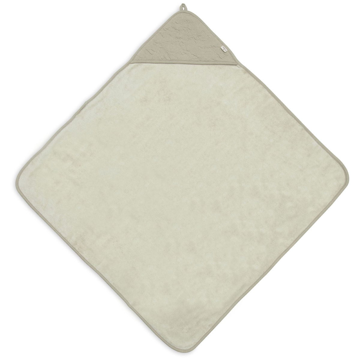 JolleinJollein   Kapuzenhandtuch  soft waves olive green