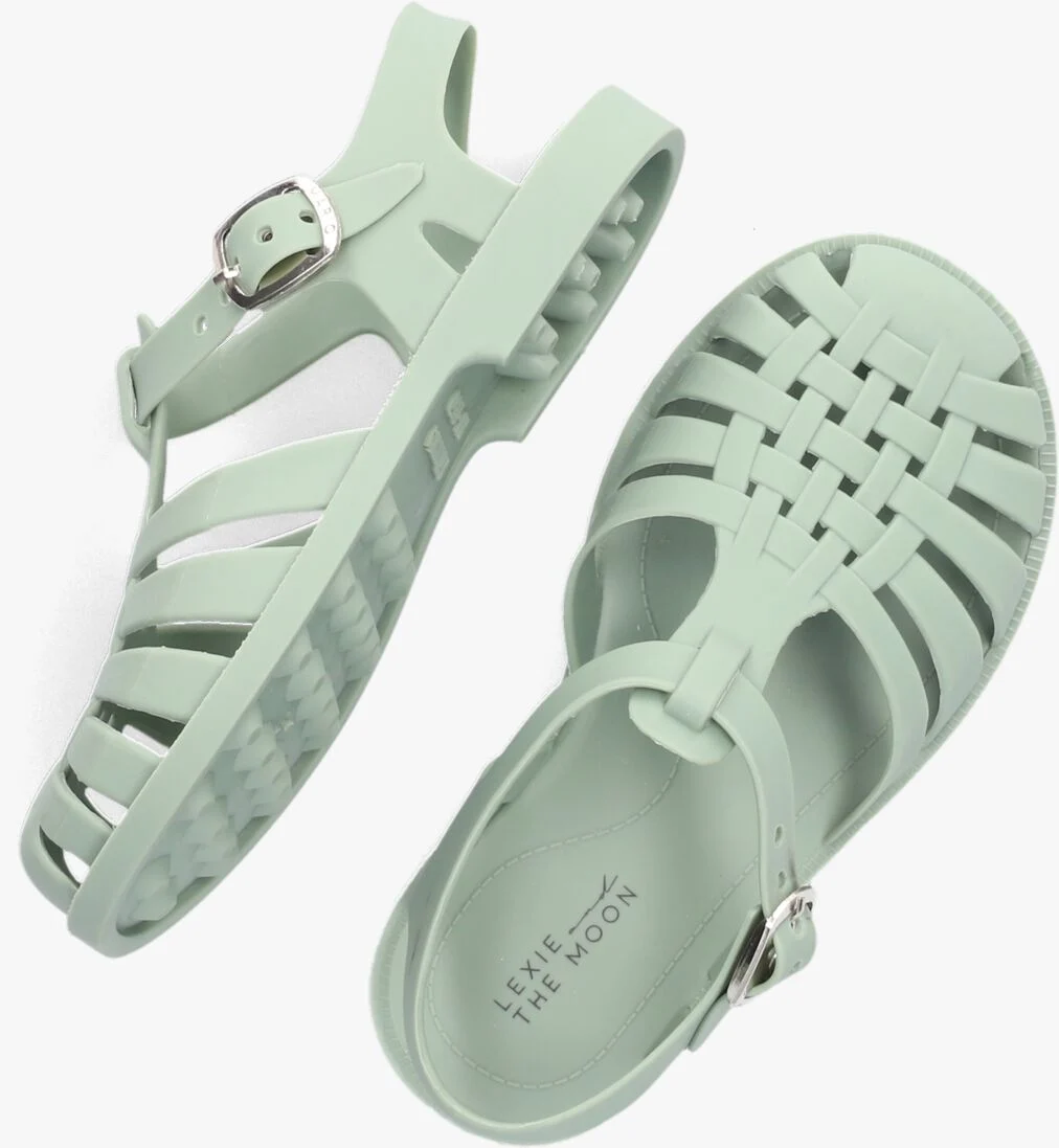 LEXIE AND THE MOON groene lexie and the moon sandalen water sandal