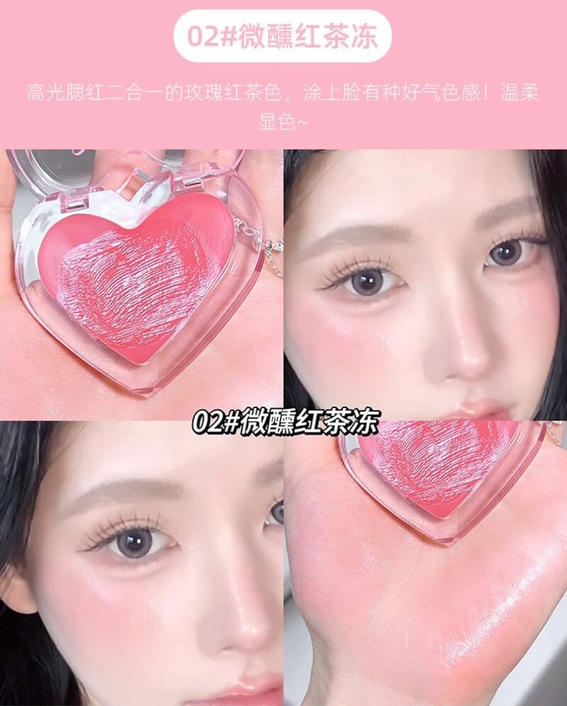 Gege Bear - Clear Watery Cheek Highlighter - 1-4