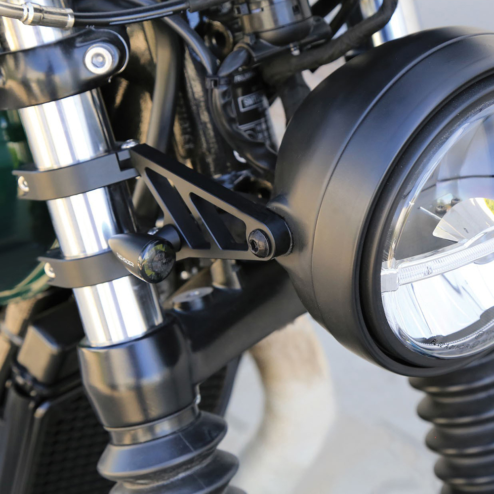 Highsider - Pattes de fixation phare Noir