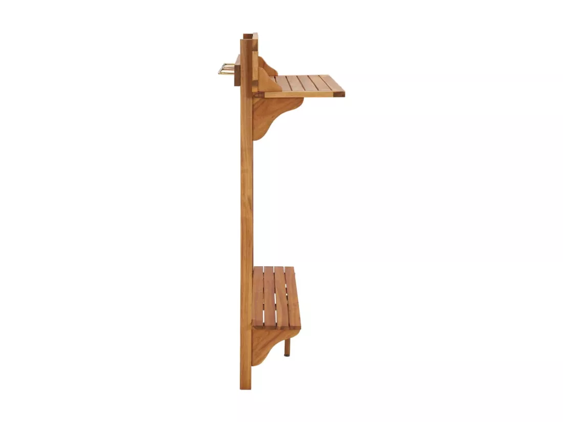 Table de bar de balcon 90x37x122,5 cm Bois d'acacia massif