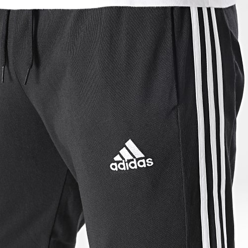Pantalon Jogging A Bandes IC0044 Noir