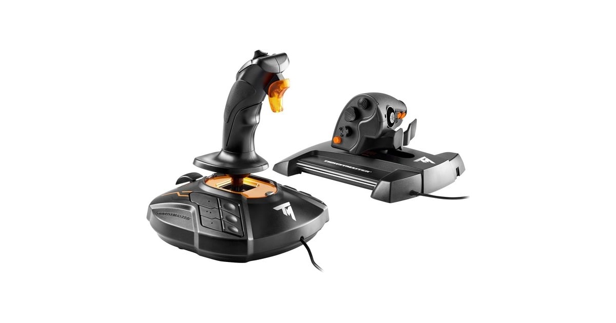 ThrustmasterT.16000M FCS HOTAS gaming hotas  (Zwart/oranje, Pc)