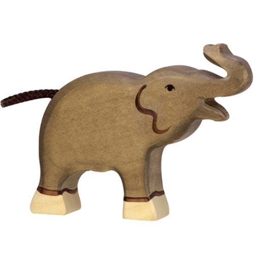 Holztiger olifant 12 cm