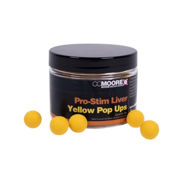 CC Moore Pro-Stim Liver Pop Ups 12mm (55 Pièces)