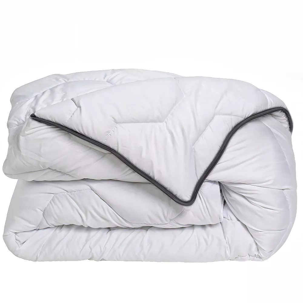 Couette très chaude enveloppe percale de coton (200 x 200 cm) Galaxie Blanche