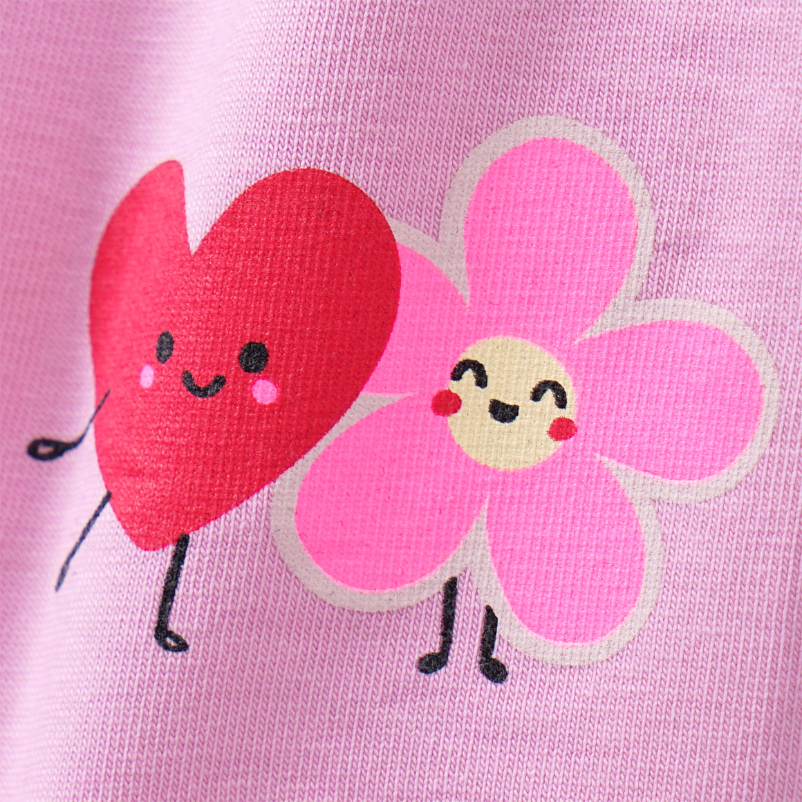 Famy 3 Mädchen Radler mit bunten Motiven helllila / blau / zartrosa