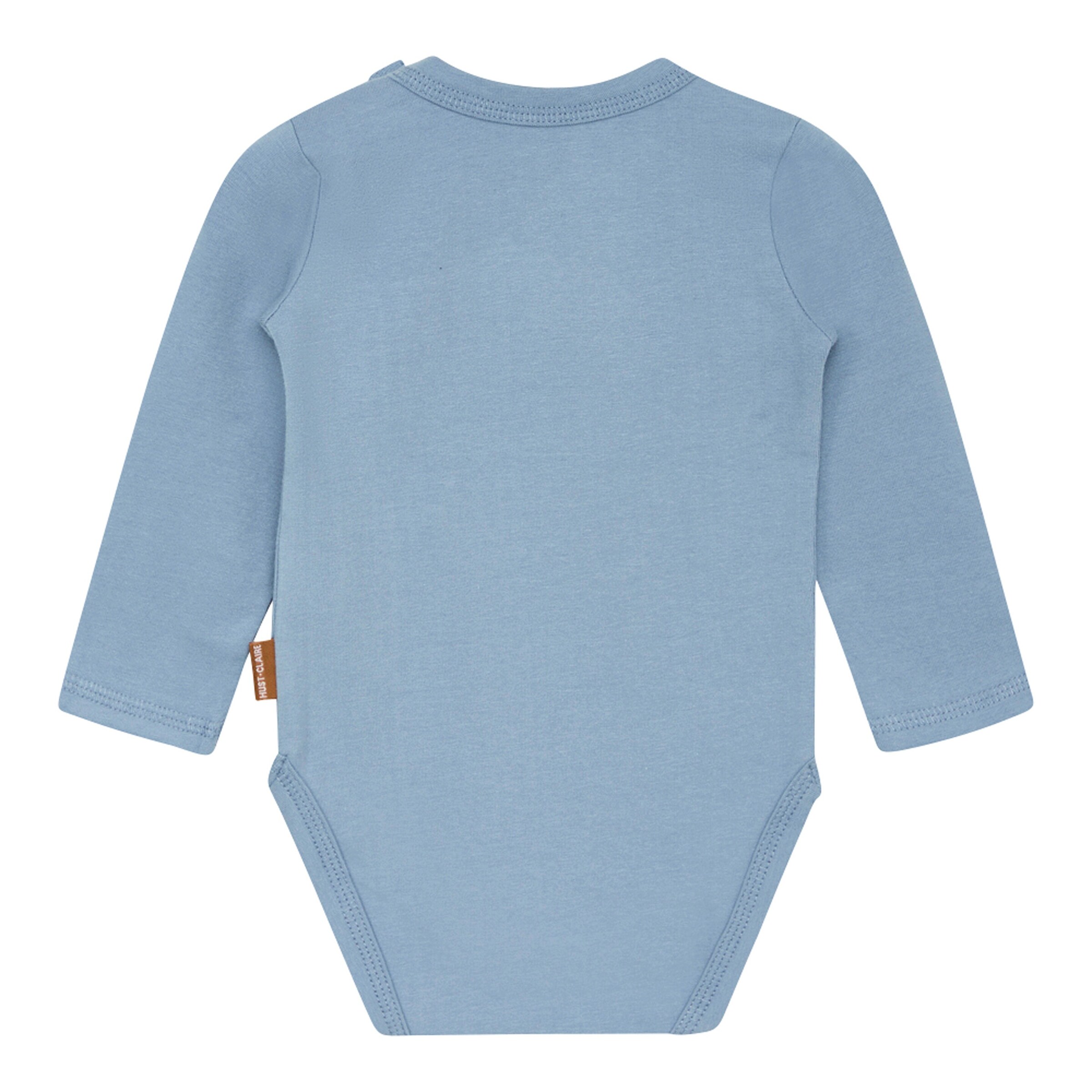 Hust&Claire Body langarm Auto Tiere blau