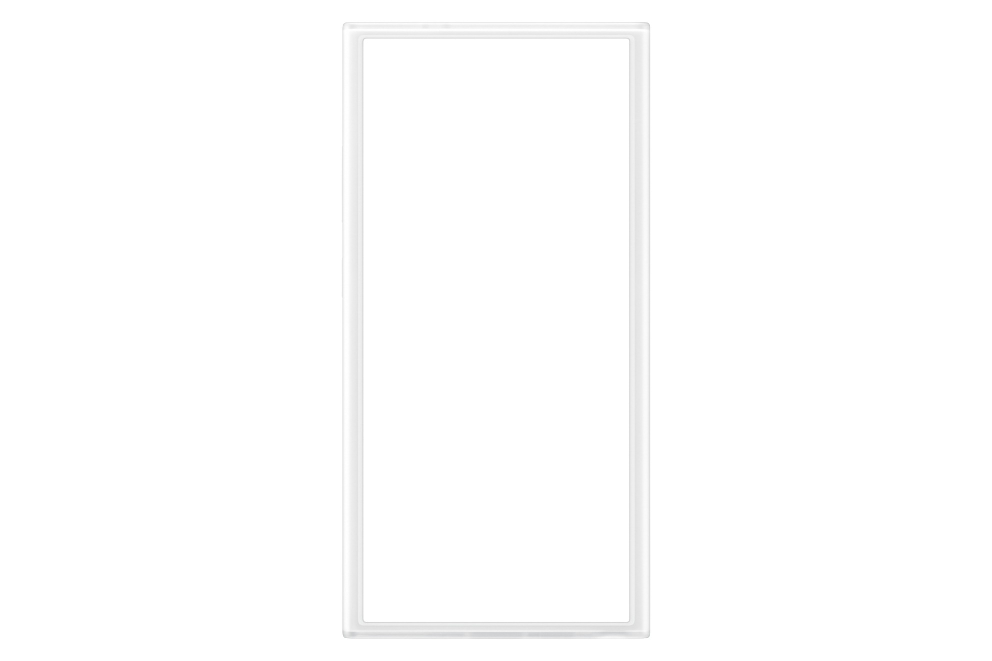 Galaxy S24 Ultra Flipsuit Hardcase Hülle Clear Cover   NFC Einlegekarte (EF-MS928CWEGWW) - Transparent / Weiss