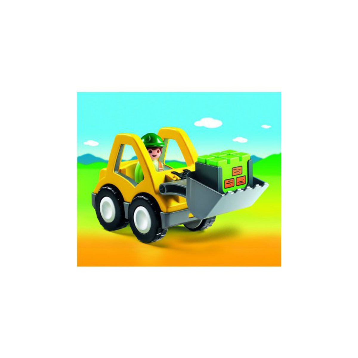 Chargeur et ouvrier Playmobil 1.2.3 6775