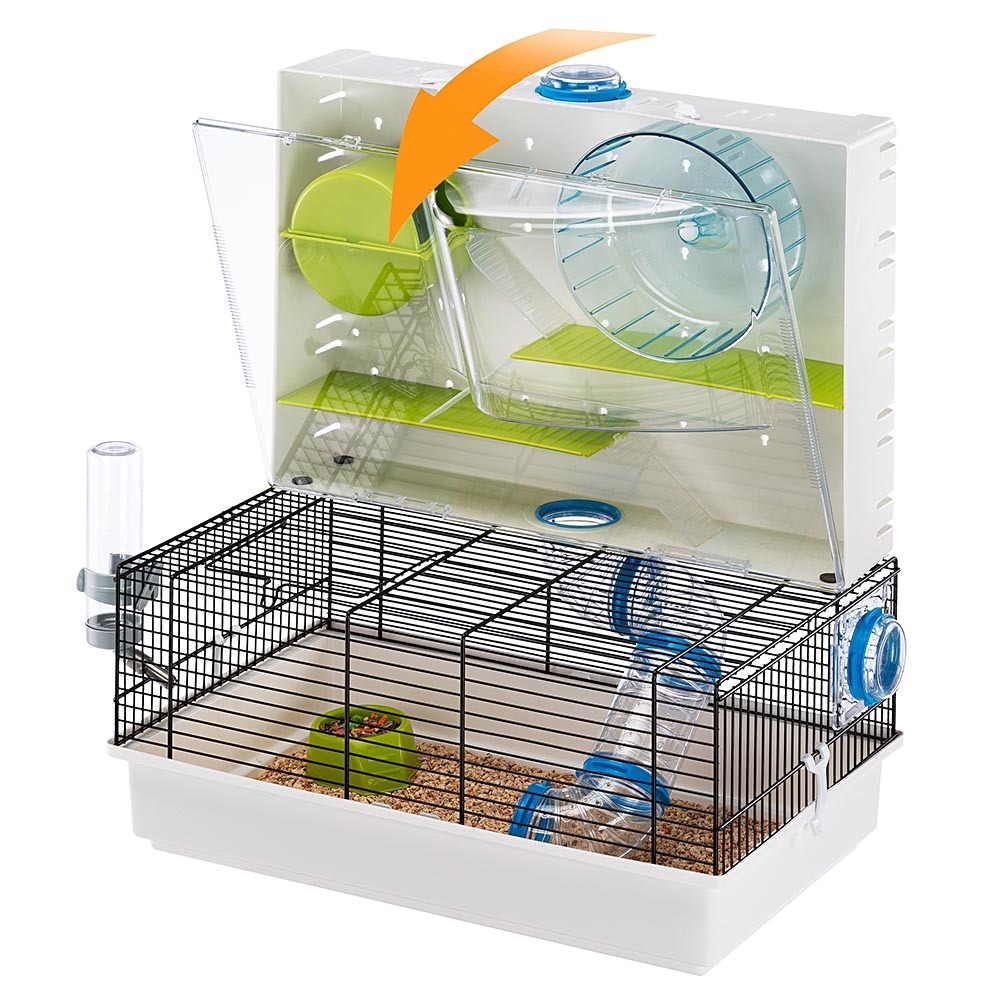 Cage modulable hamsters souris ferplast olimpia aire de jeux équipée