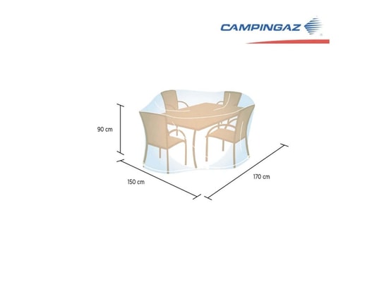 CAMPINGAZ - Housse de table extérieur Housse de jardin rectangulaire - pour ensemble de jardin - t...