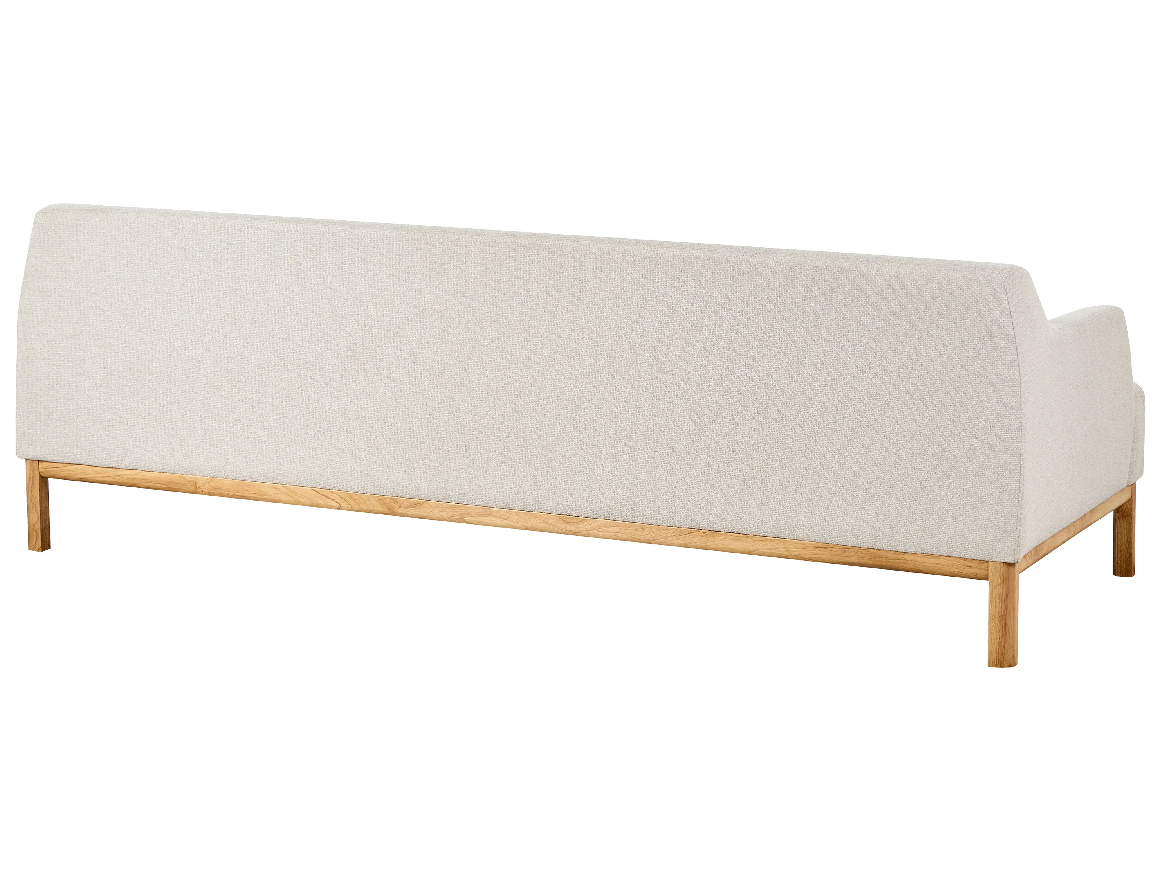 Bank 3-zits SOSJO Stof Lichtbeige