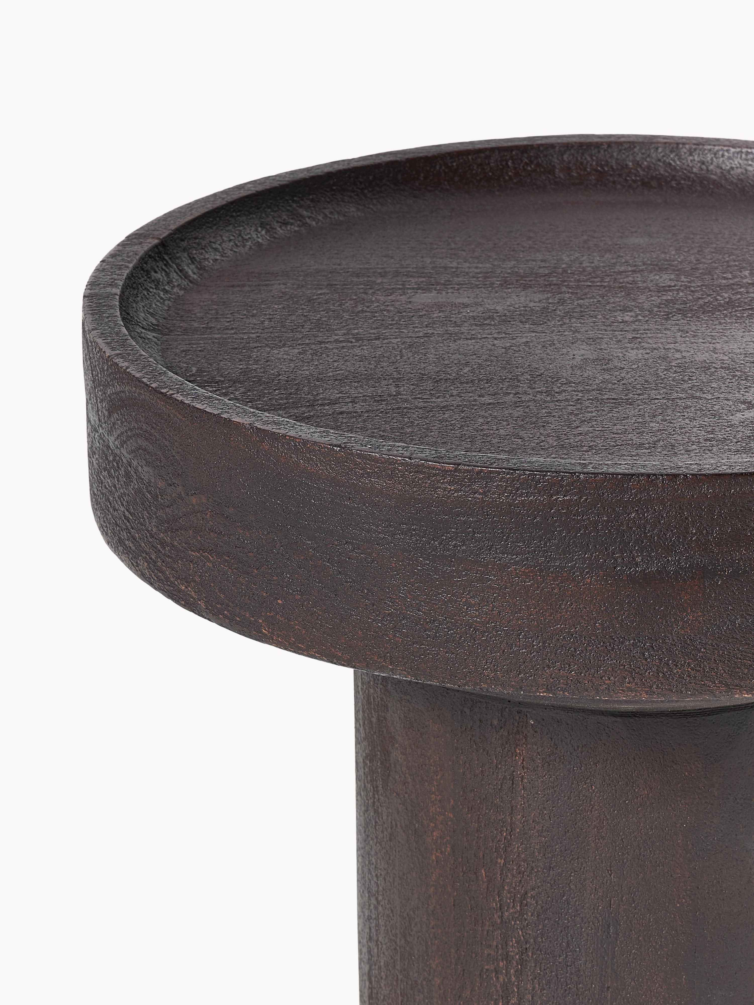 Ronde bijzettafel Benno van mangohout