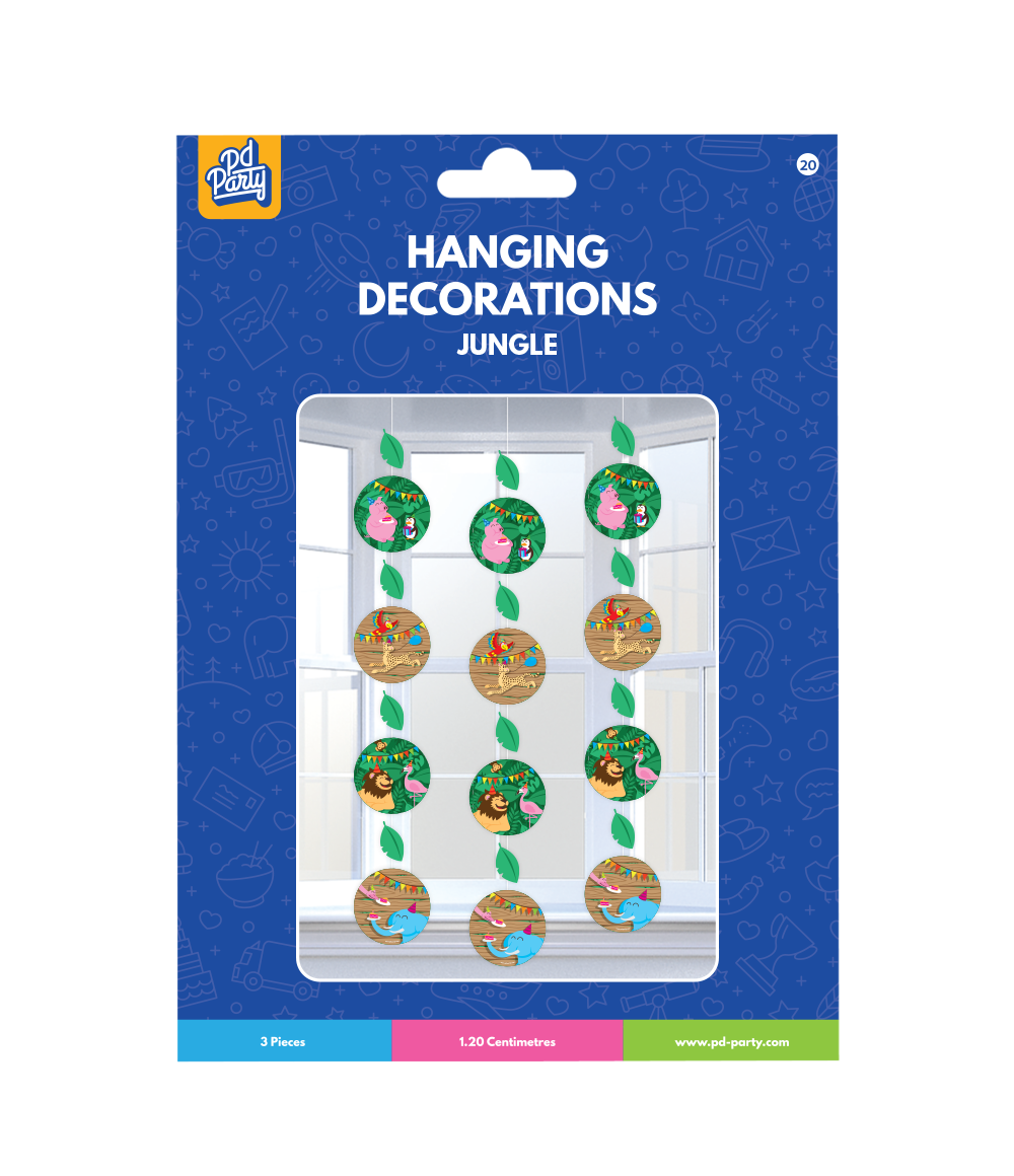 Jungle Hangdecoratie 1,2m 3st