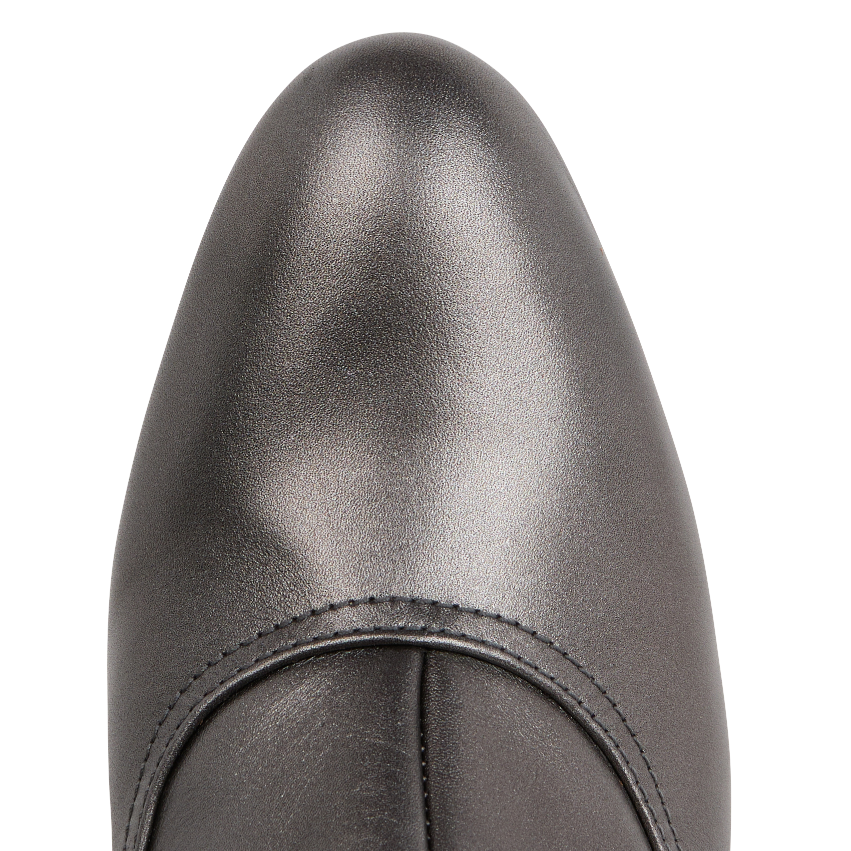 NONBA - Bottines en cuir métallisé | Argent