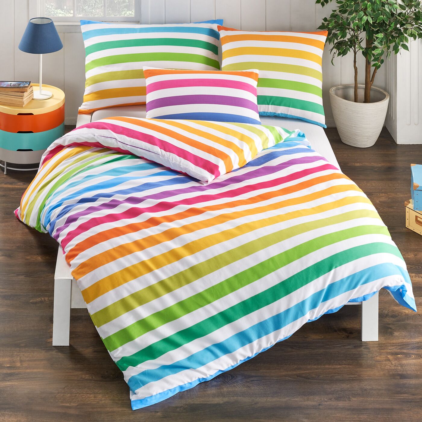 Buona NotteRenforce Bettwäsche «Rainbow»