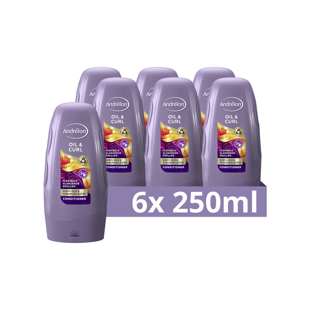 6x Andrelon Conditioner Oil & Curl250 ml