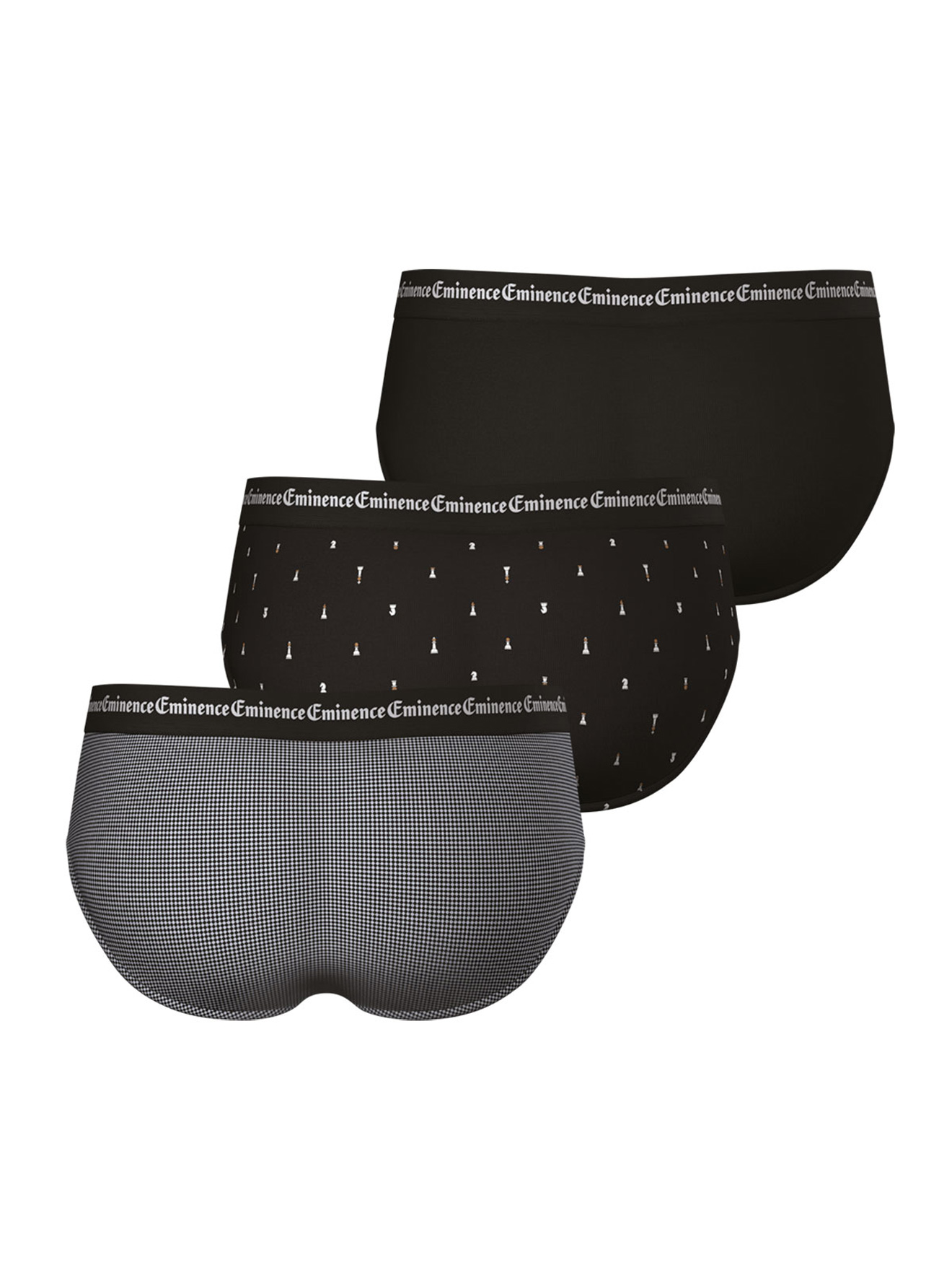Lot de 3 slips Business Print