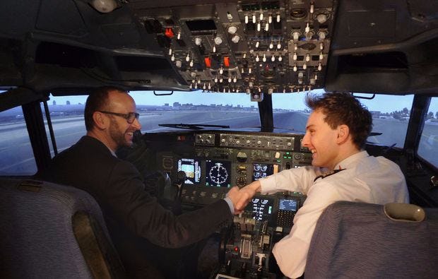 Flugsimulator  Boeing 737 fliegen in Berlin