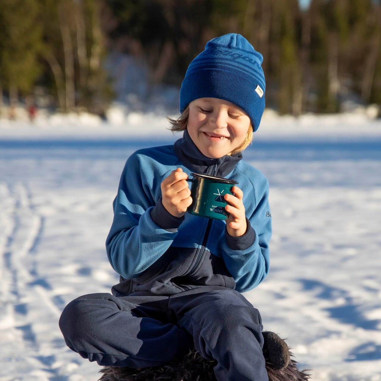 Bergans Smådøl V5 LongZip Kids Set<br>Varmt og deilig fleece-sett til barn