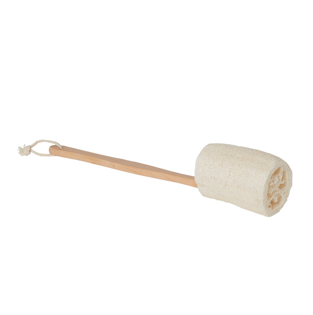 Brosse de douche exfoliante Mességué bambou éponge loofah