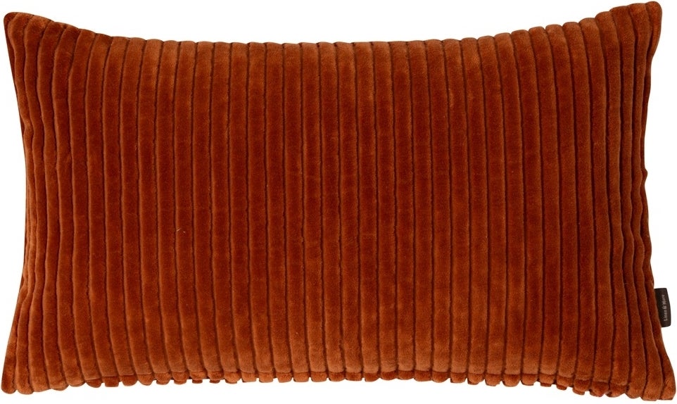 Linen & More sierkussen Clark oranje 50 x 30 cm