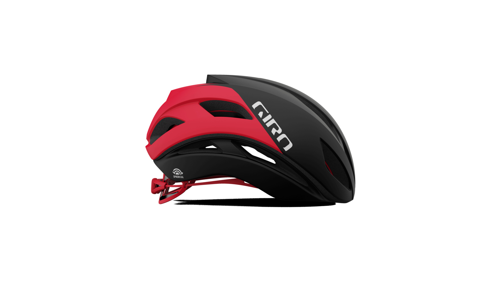 Giro Eclipse Spherical Race Fietshelm Mat Zwart/Rood