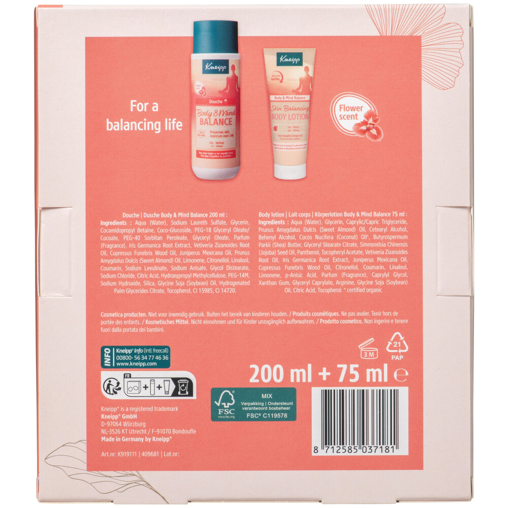 Kneipp Geschenkset Body & Mind Balance 1 set