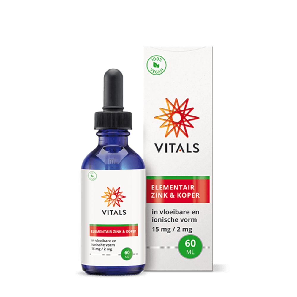 Vitals Elementair Zink & Koper 60 ml